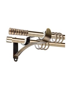 Карниз для штор Prime D16Г/16Г + наконечники Торино Ас форос