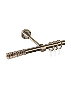 Карниз для штор АС ФОРОС Grace D16Г составной + наконечники Торино Ас форос