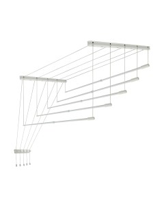 Сушилка для белья Comfort Alumin Group Потолочная телескопическая 5 прутьев 100-180см Comfort alumin group