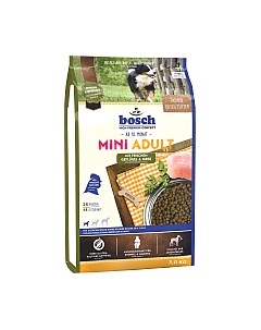 Сухой корм для собак Bosch Petfood Mini Adult Poultry&Spelt Bosch petfood