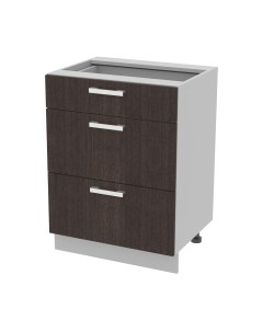 Шкаф-стол кухонный Интерлиния Компо НШ60рш3 1м+2б