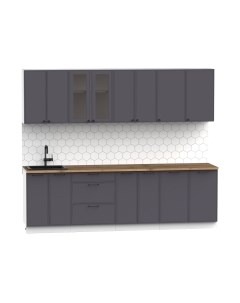 Кухонный гарнитур Лион-19 В-1 2.6м Интермебель