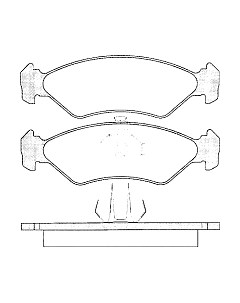 Тормозные колодки AP 05P625 Ap