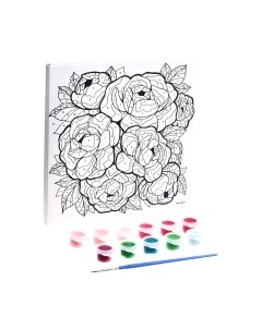 Картина по номерам Букет пионов / 9448605 Школа талантов