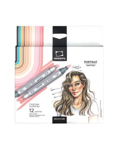 Набор маркеров Малевичъ GrafArt Brush / 190908