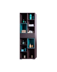 Шкаф-пенал для ванной Бриклаер Кристалл 60 / НМ 011.94