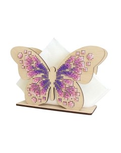 Набор для вышивания Бабочка. Салфетница / О-043М М.п.студия