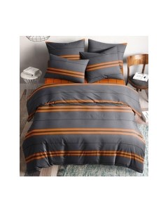 Комплект постельного белья Ночь нежна Royal Оранж 2сп Евро 50x70 (2) книжка / 70726-1+10366-1