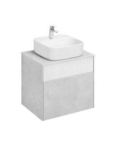 Тумба с умывальником Акватон Марбл Слэйт 60 / 1A2761K0MH4C0