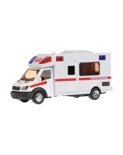 Фургон игрушечный Технопарк Скорая помощь / 1022S-R