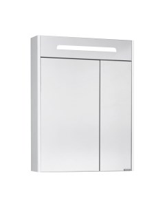 Шкаф с зеркалом для ванной Акватон Сильва 60