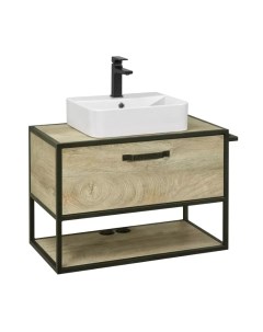 Тумба с умывальником Акватон Лофт Фабрик 80