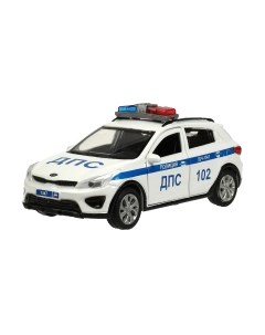 Автомобиль игрушечный Технопарк Kia Rio X Полиция / XLINE-12POL-WH