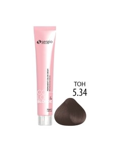 Крем-краска для волос Sergio Professional Color&Blonde 5.34 Sergio professional
