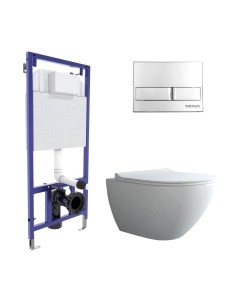 Унитаз подвесной с инсталляцией Berges Novum / 043245