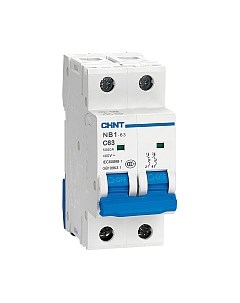 Выключатель автоматический Chint NB1-63 2P 63A 6кА C