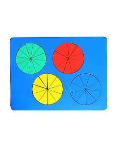 Развивающая игра Дроби. 3 уровень / Н009 Smile decor