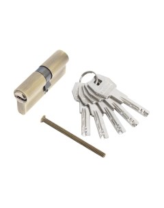 Цилиндровый механизм замка Стандарт Max 70 (35x35) AB перф. ключ/ключ