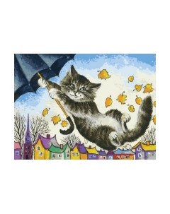 Картина по номерам БЕЛОСНЕЖКА Зонтик / 040-AS Белоснежка