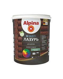 Лазурь для древесины Alpina Аква