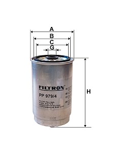 Топливный фильтр Filtron PP979/4