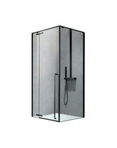 Душевой уголок Ideal 100x100 / AE-AXC10MB-S-B Aquanet