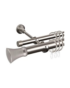 Карниз для штор АС ФОРОС Grace D25Г/16Г составной + наконечники Монако Ас форос