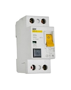 Дифференциальный автомат IEK ВД1-63 2P 32А 30mA / MDV10-2-032-030 Iek