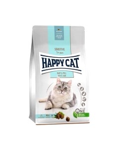 Сухой корм для кошек Sensitive Haut&Fell Для кожи и шерсти / 70600 Happy cat