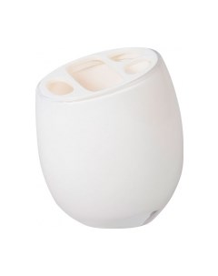 Стакан для зубной щетки и пасты Tatkraft Repose White 12202