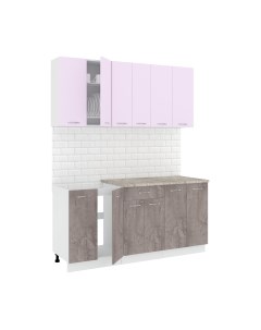 Кухонный гарнитур Кортекс-мебель Корнелия Лира-лайт 1.7м