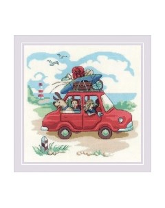 Набор для вышивания Папа купил автомобиль / 1800 Риолис