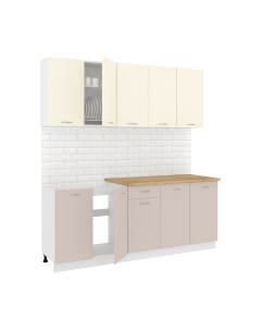 Кухонный гарнитур Кортекс-мебель Корнелия Лира-лайт 2.0м