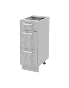 Шкаф-стол кухонный Интерлиния Компо НШ30рш3 1м+2б