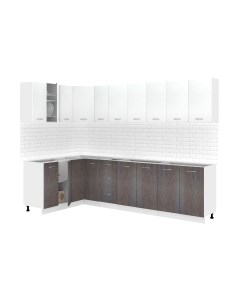 Кухонный гарнитур Кортекс-мебель Корнелия Лира 1.5x2.9 без столешницы