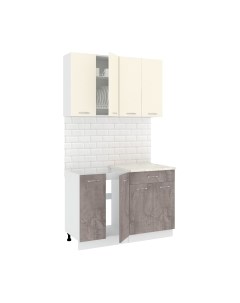 Кухонный гарнитур Кортекс-мебель Корнелия Лира-лайт 1.2м