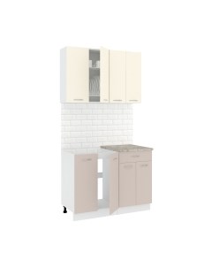 Кухонный гарнитур Кортекс-мебель Корнелия Лира-лайт 1.1м