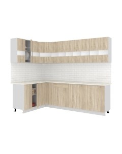 Кухонный гарнитур Кортекс-мебель Корнелия Экстра 1.5x2.7м