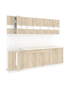 Кухонный гарнитур Кортекс-мебель Корнелия Экстра 2.5м