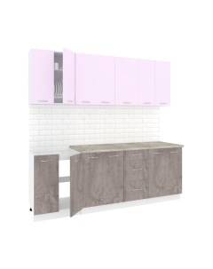 Кухонный гарнитур Кортекс-мебель Корнелия Лира 2.2м