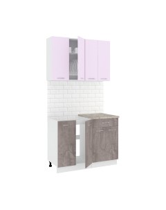 Кухонный гарнитур Кортекс-мебель Корнелия Лира-лайт 1.1м