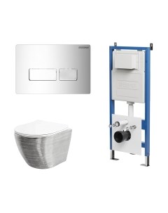 Унитаз подвесной с инсталляцией Grossman GR-4455SWS+900.K31.01.000+700.K31.03.100.100