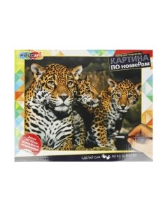 Картина по номерам MultiArt Леопарды / CANV40-50-LEO Multiart