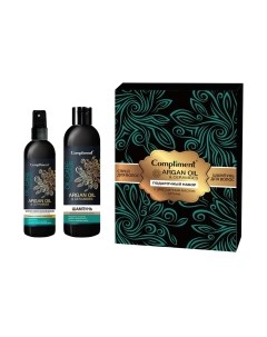Набор косметики для волос Compliment №1243 Argan Oil & Ceramides Шампунь 250мл+Спрей 200мл