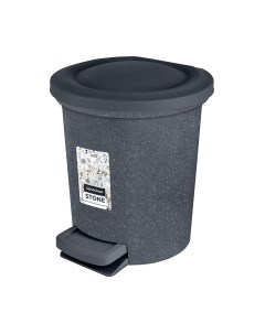 Мусорное ведро Spin&Clean Stone с педалью / SC470110026 Spin&clean