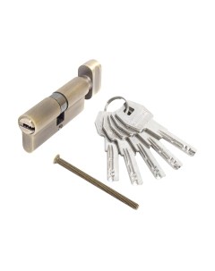 Цилиндровый механизм замка Стандарт Max 70 (35x35В) AB перф. ключ/верт.