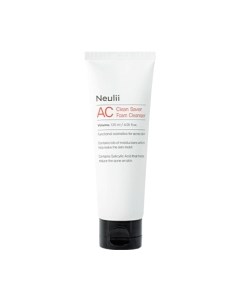 Пенка для умывания AC Clean Saver Foam Cleanser Для чувствительной кожи Neulii