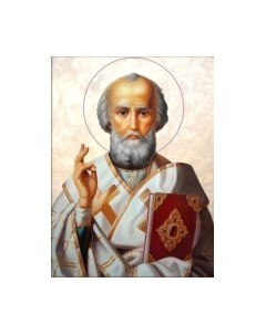 Набор алмазной вышивки Николай Чудотворец / АЖ-4108 Алмазная живопись