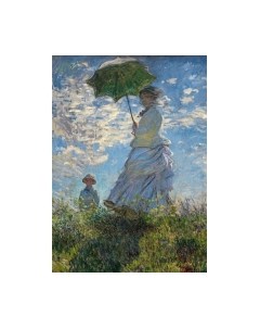 Картина на стекле Женщина с зонтиком К. Моне PT012 Stamprint