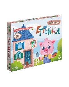 Настольная игра Лас Играс Веселая стройка / 10100796 Лас играс